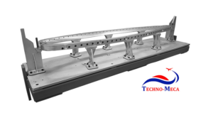 Etude et réalisation de grille de perçage 5 axes capable de percer et aleser des éléments de fixations des optiques